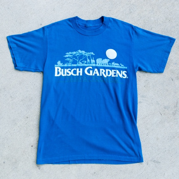 Vintage Other - Vintage Busch Gardens Tampa Bay Florida Tee